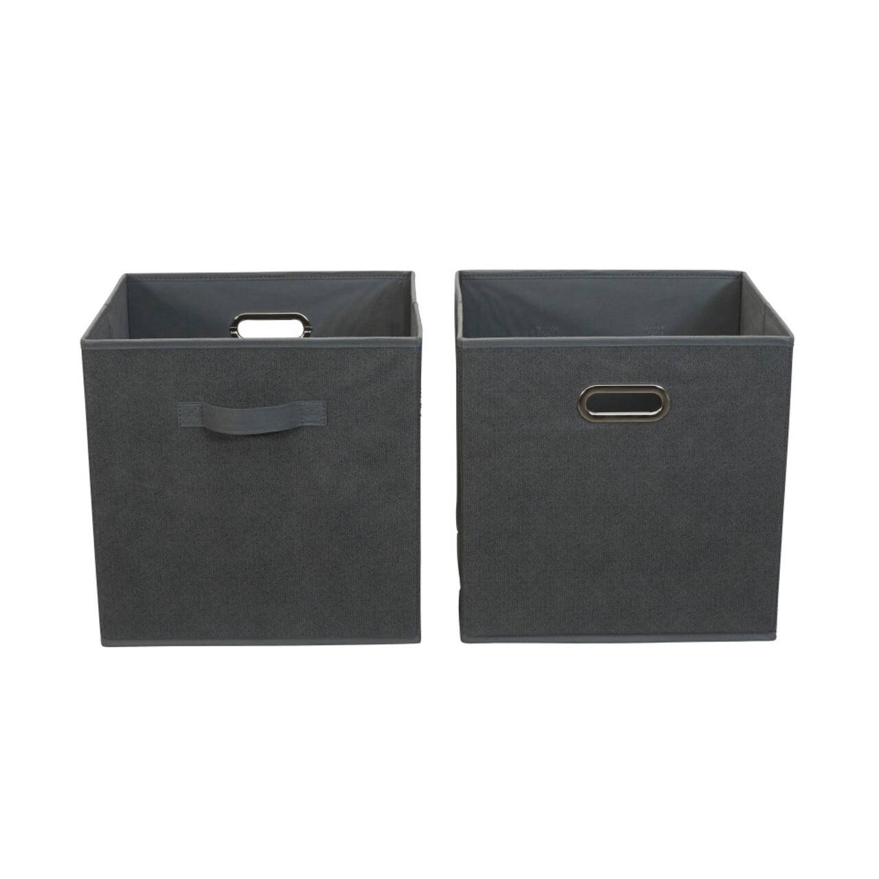 2 Pack Household Essentials 13" Fabric Storage Bins
